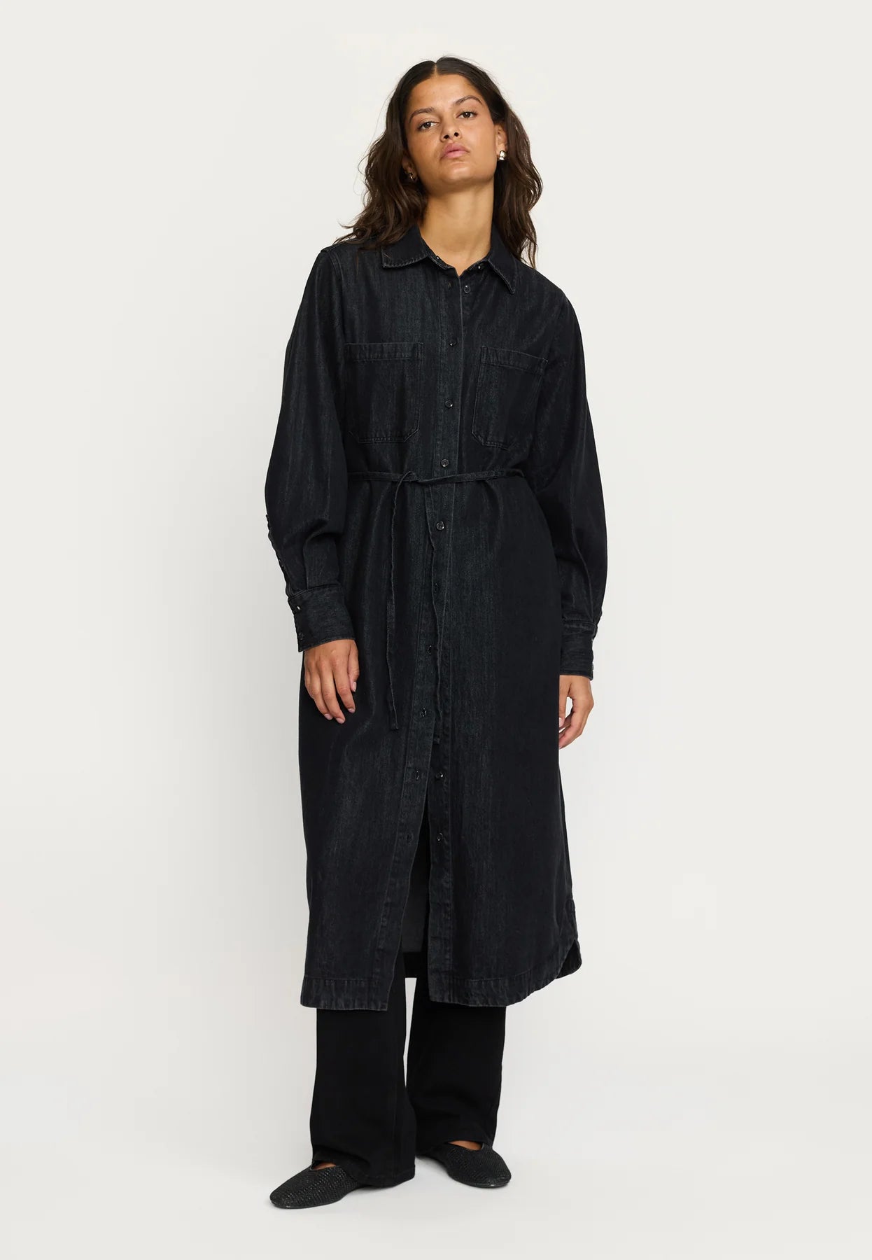 SRKeira Dress, Washed Phantom