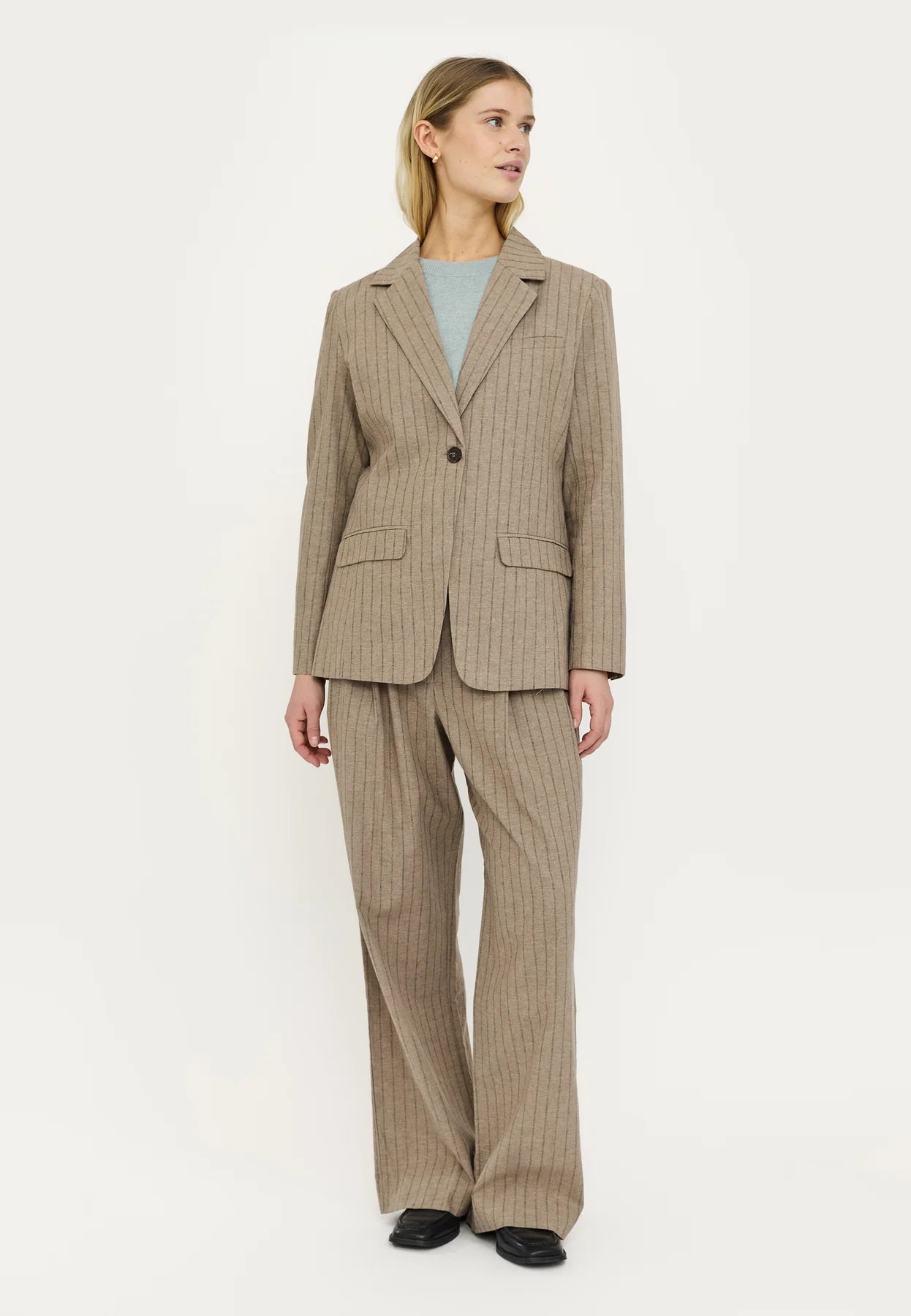 SRMarja Blazer, Greige Melange