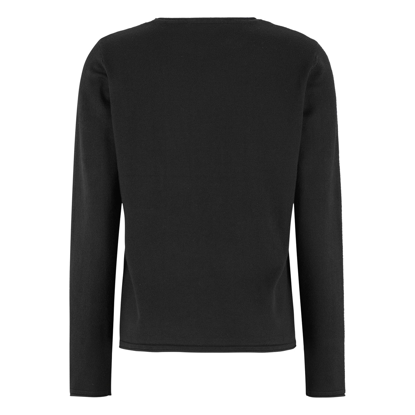 SRMarla O-Neck Roll Edge Knit, Black