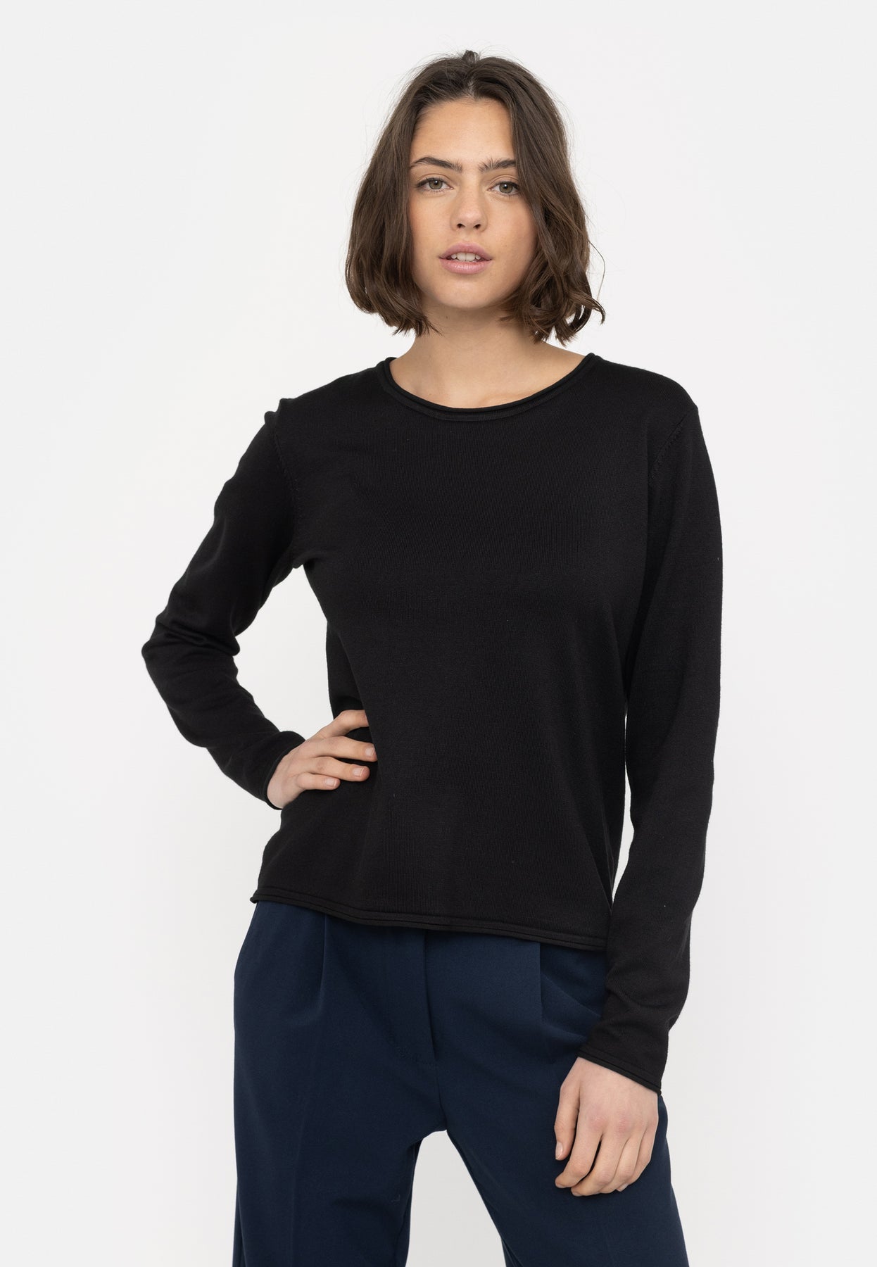 SRMarla O-Neck Roll Edge Knit, Såininorden