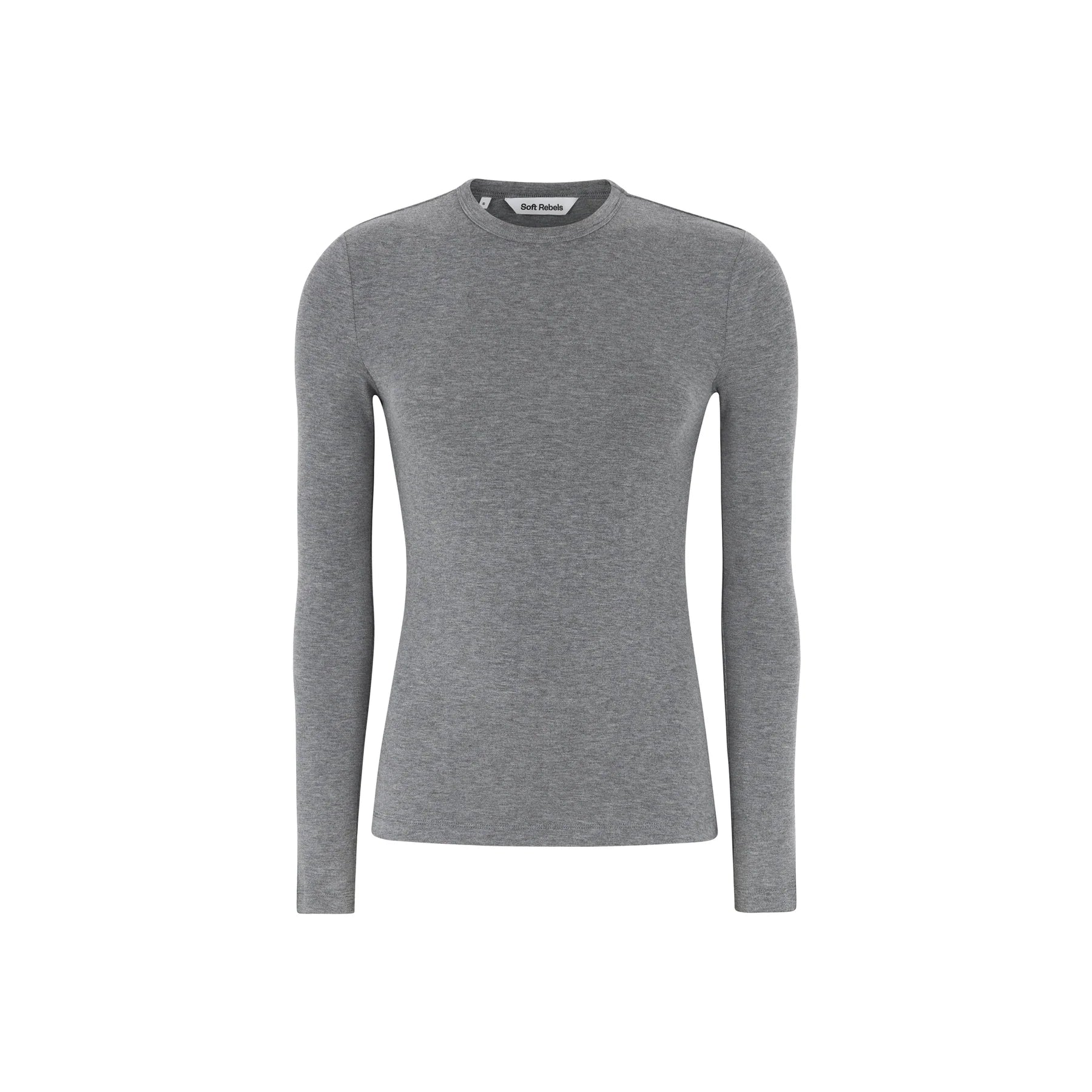SRRoman O-neck Medium Grey Melange