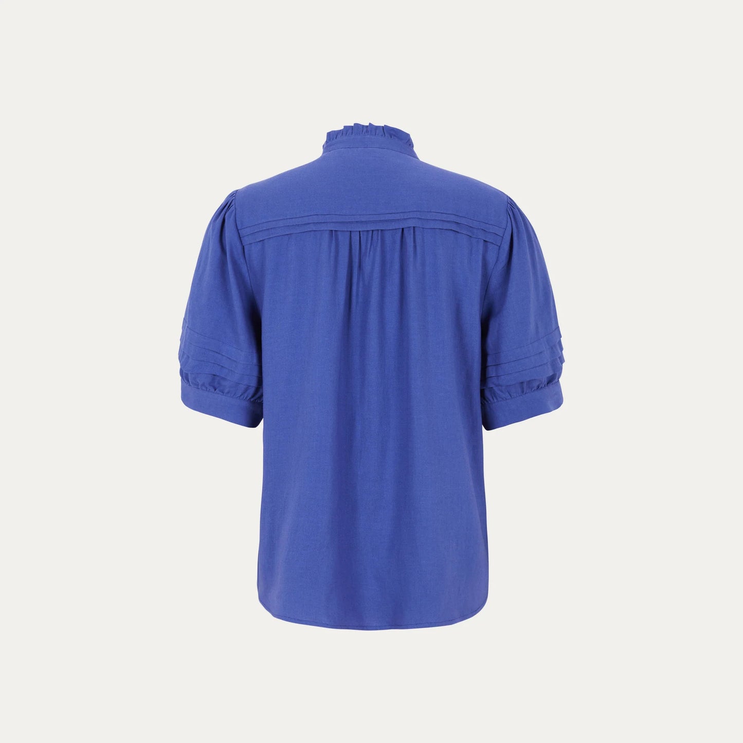 SRYindi Frill Shirt, Deep Ultramarine