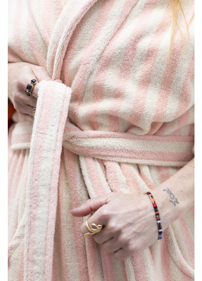 Naram Bathrobe, Tropical & Creme