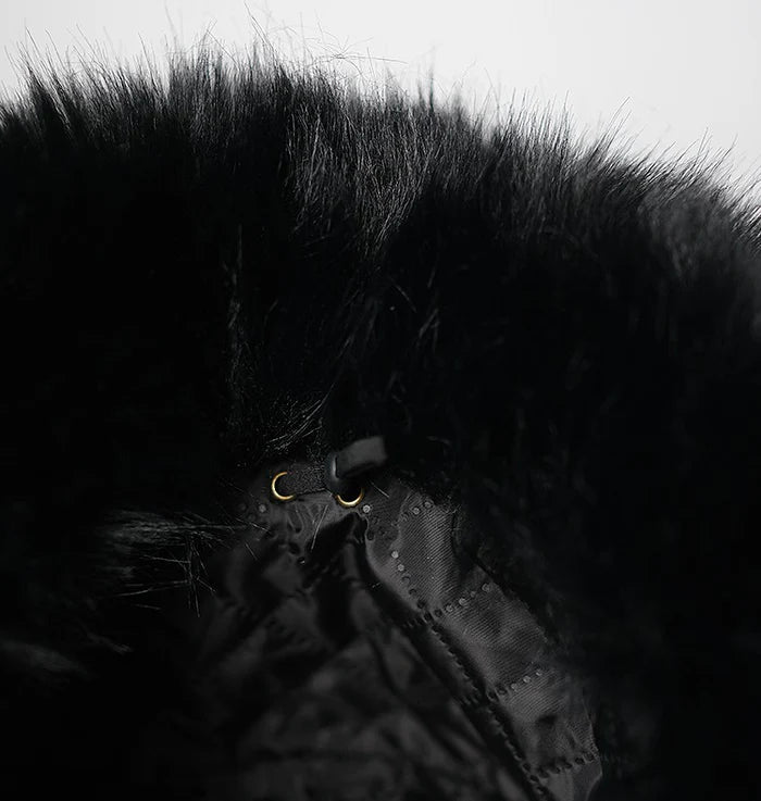 Camilla Faux Fur Hat, Black