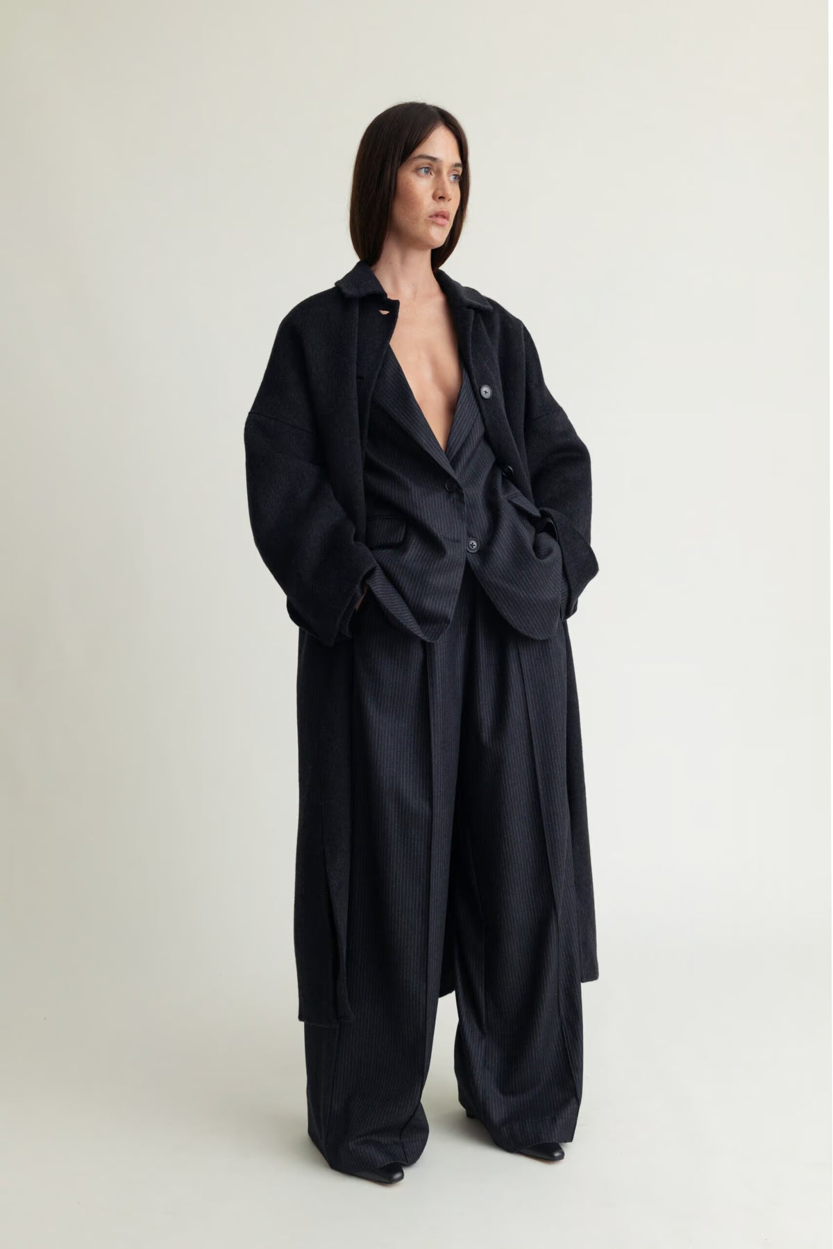 Lyric Coat Cashmere Blend, Black