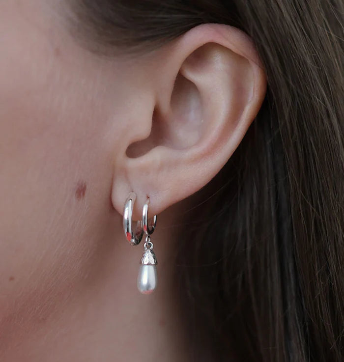 Veja Drop Örhängen, Silver