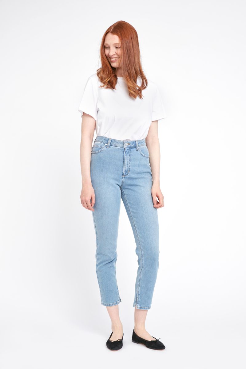 Katelyn 241 Ankle Split Chalk Blue