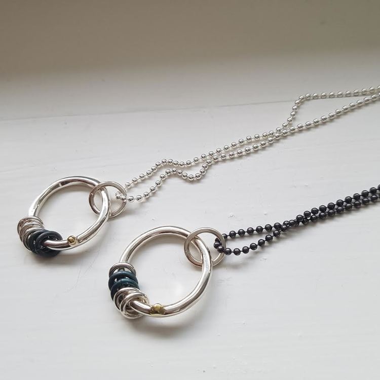 Lollos Silver Halsband "Halo"