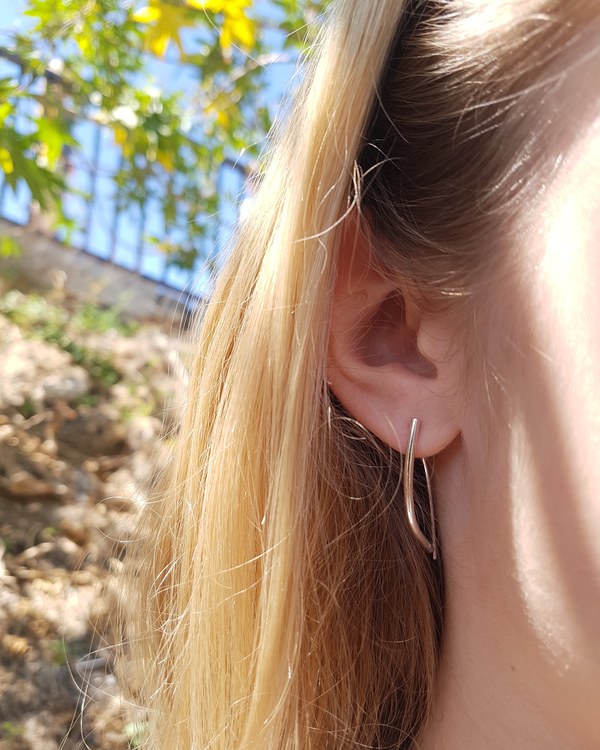 Lollos Silver Örhängen "Leaf"