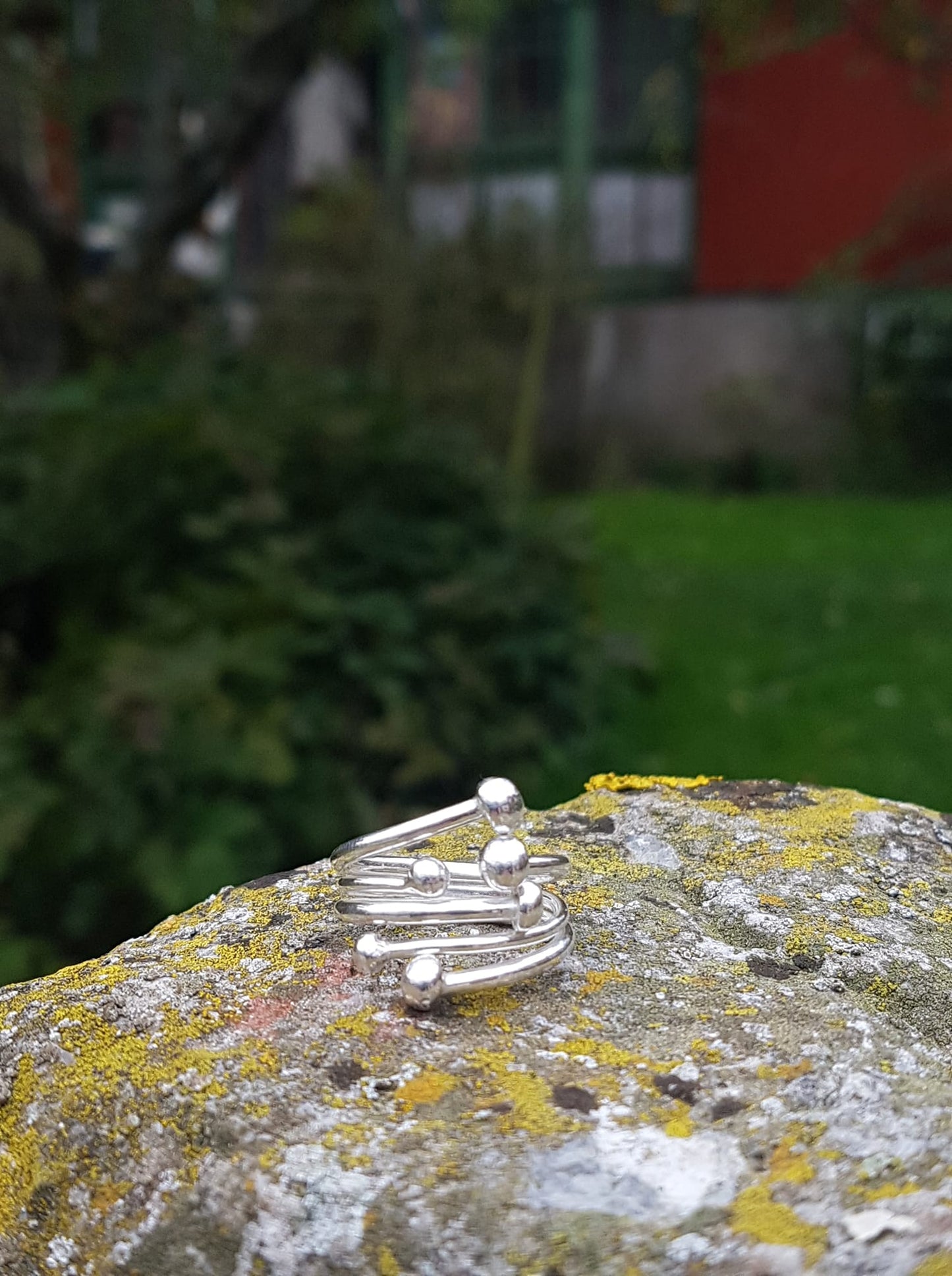 Lollos Silver Ring "Trassel"