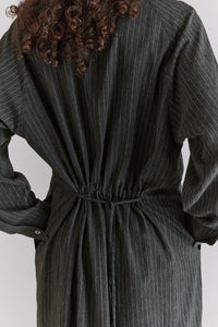 Sparrow Dress, Grey Pinstripe