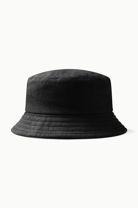 Shoom Hat Linen, Black