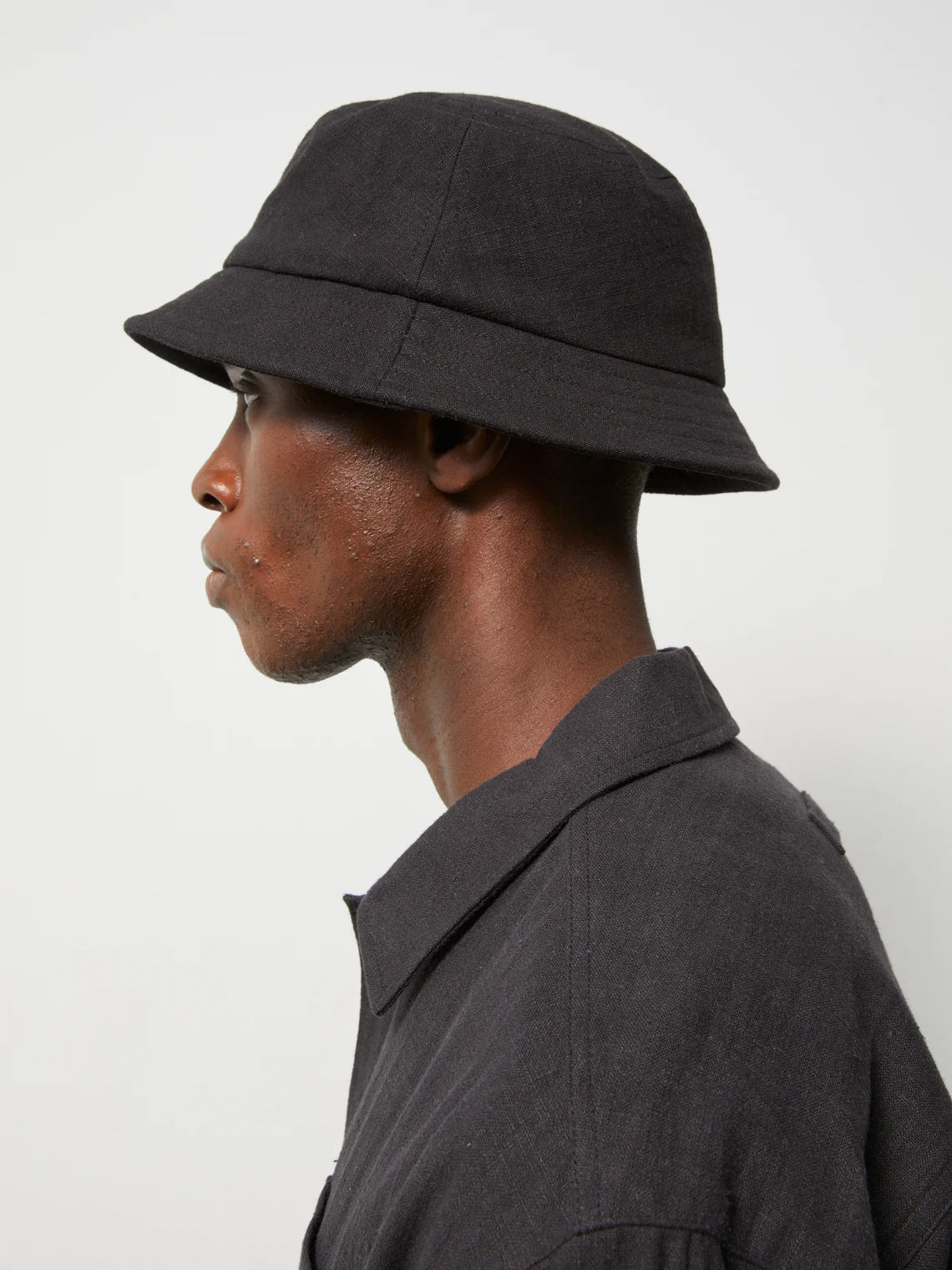 Shoom Hat Linen, Black