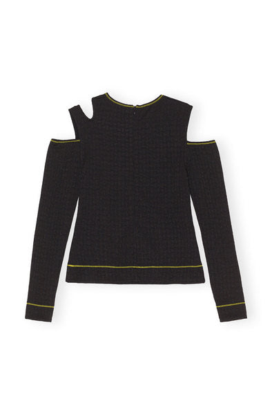 Cut Out Top, Black
