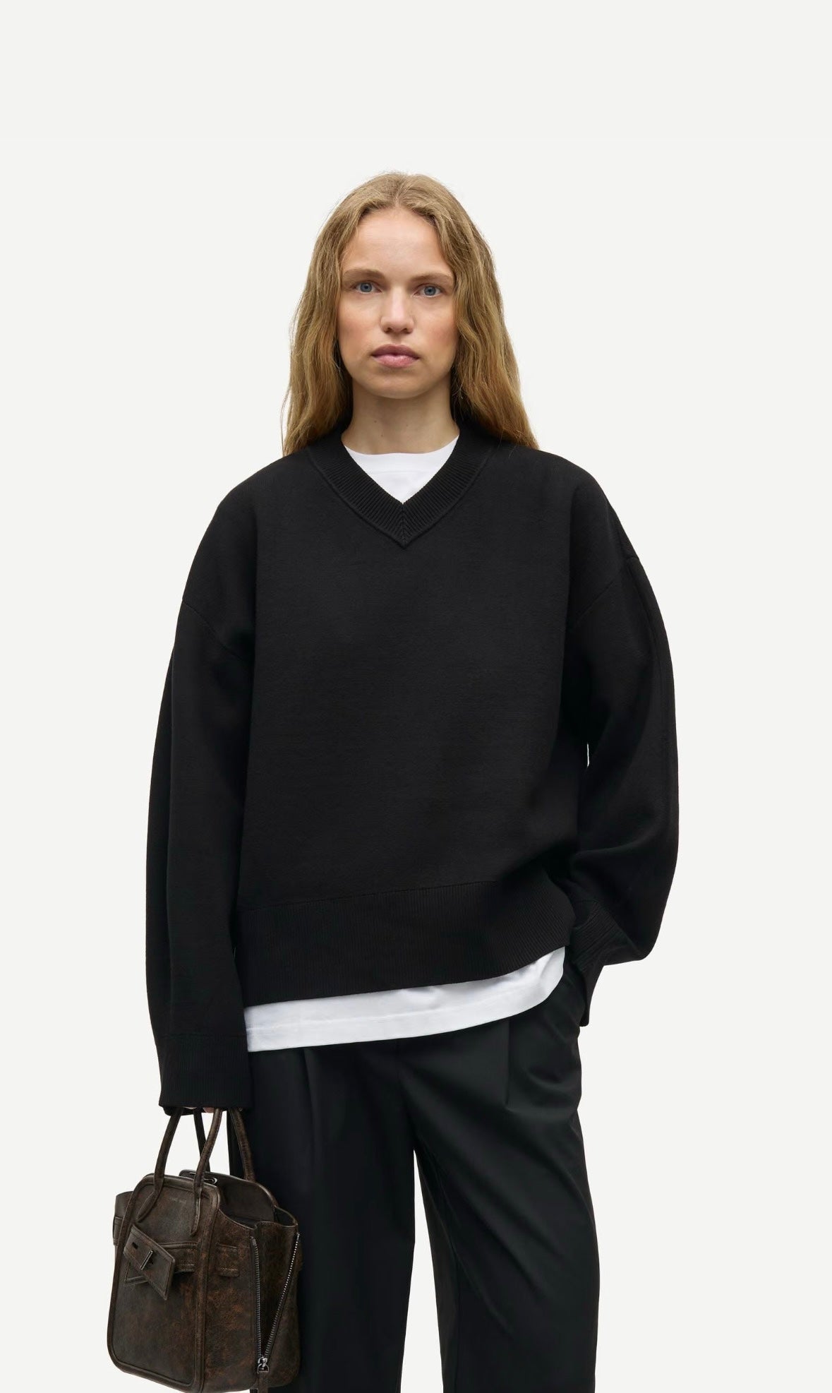 Salissy V-neck Black, Samsøe Samsøe