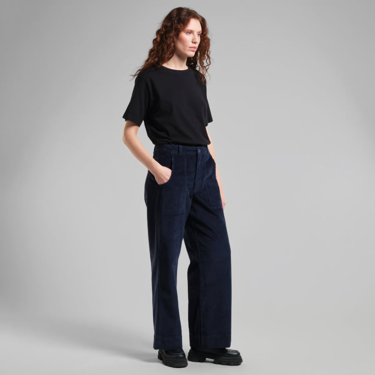 Workwear Pants Vara Corduroy, Navy
