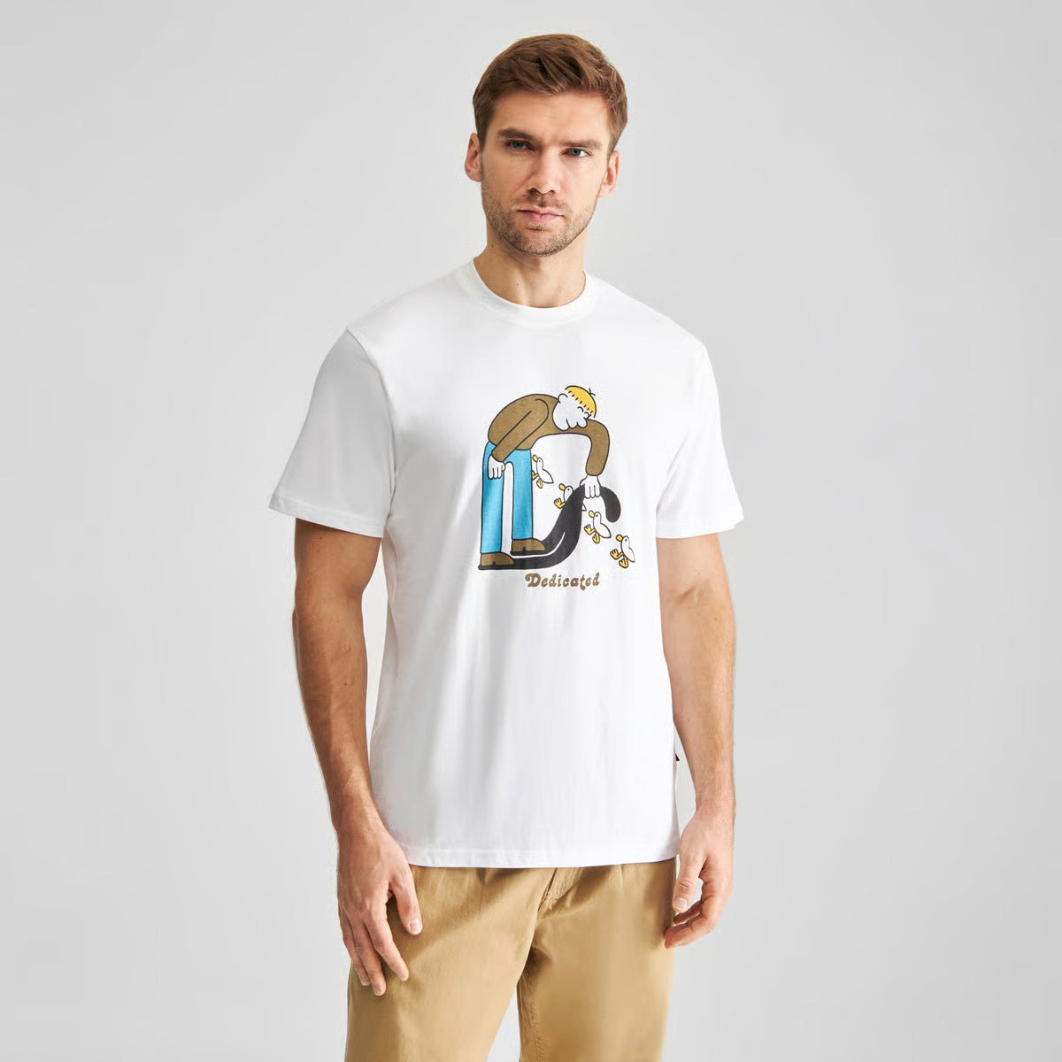 T-shirt Stockholm Duck Friend, White