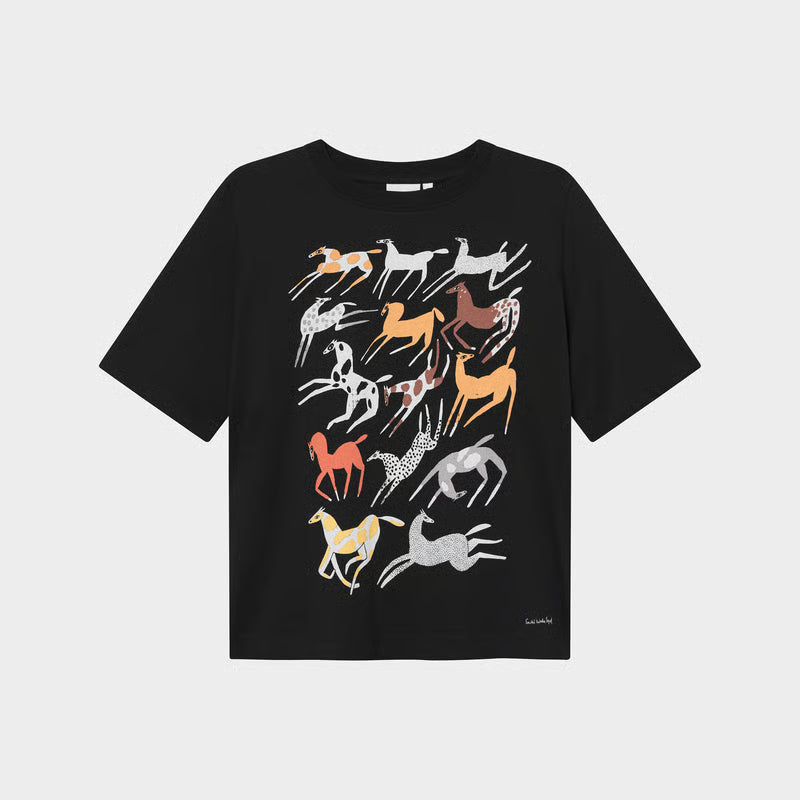 Tshirt Vadstena Mustang Party Black