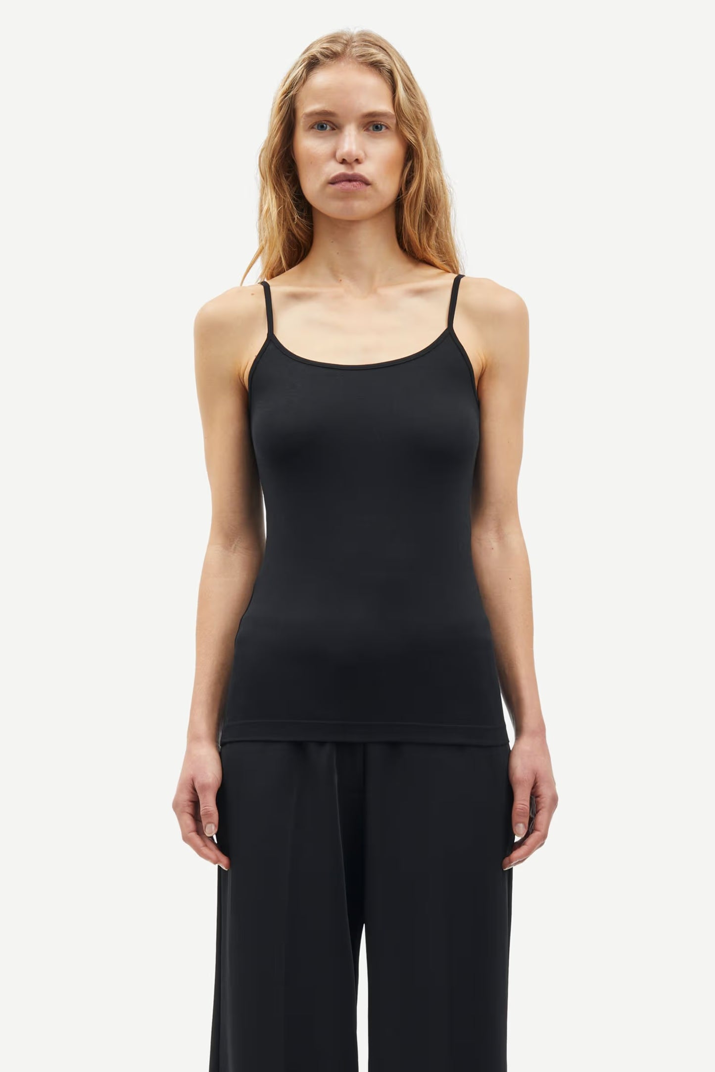 Talla Strap Top, Black