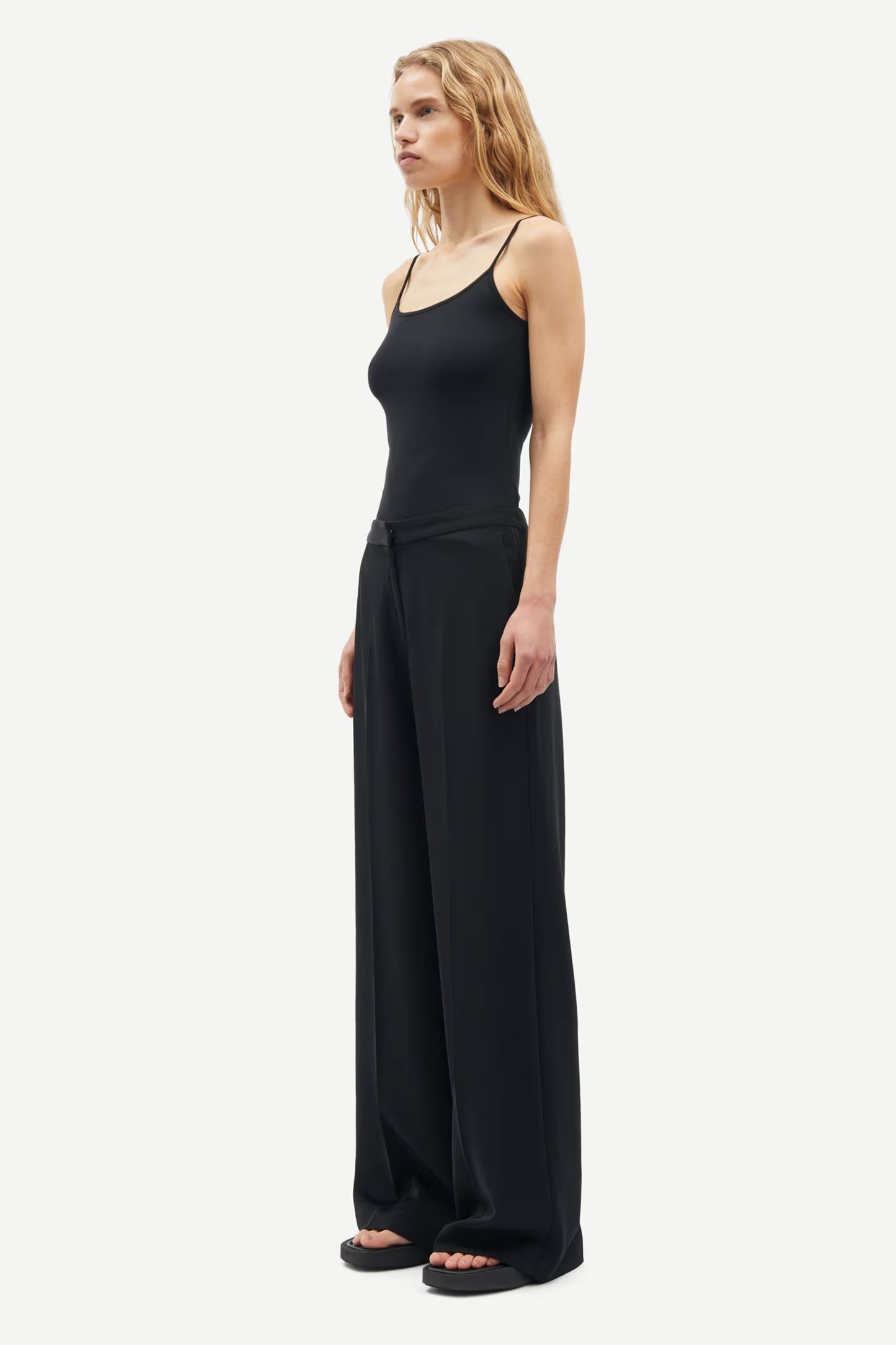 Talla Strap Top, Black