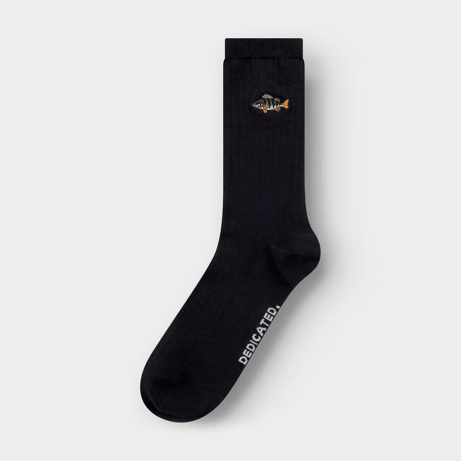 Rib Socks Knivsta Perch Black, Dedicated