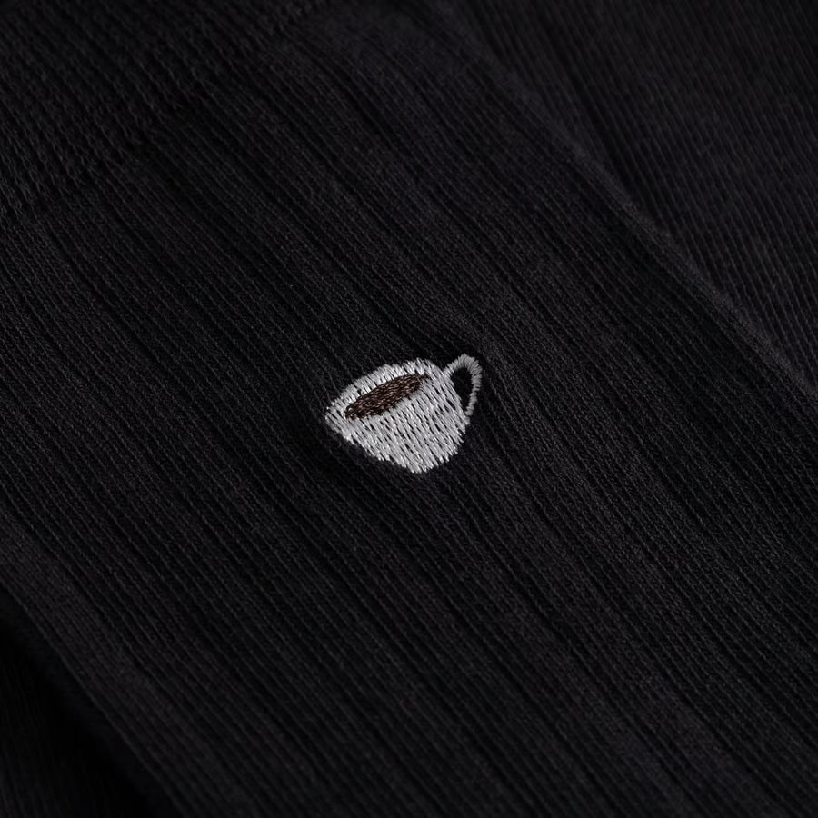 Rib Socks Knivsta Coffee Cup, Black
