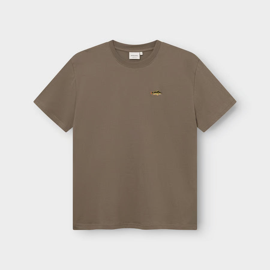 T-shirt Stockholm Perch EMB Bungee Green, Dedicated, Såininorden