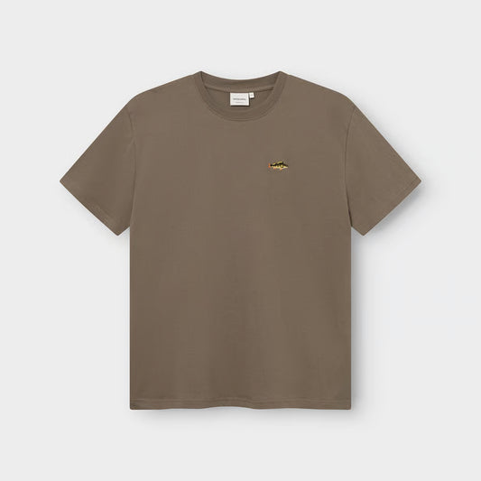T-shirt Stockholm Perch EMB Bungee Green, Dedicated, Såininorden
