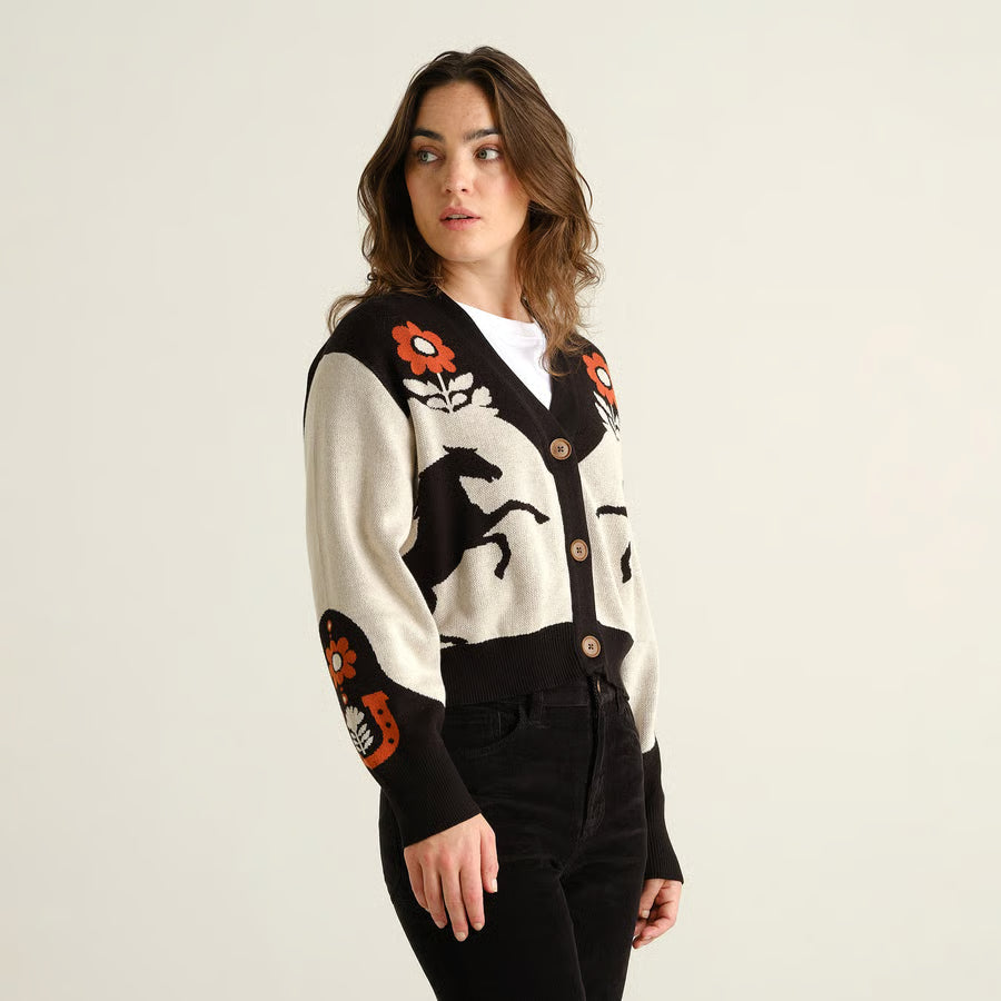 Cardigan Kanan Western, Multi Color