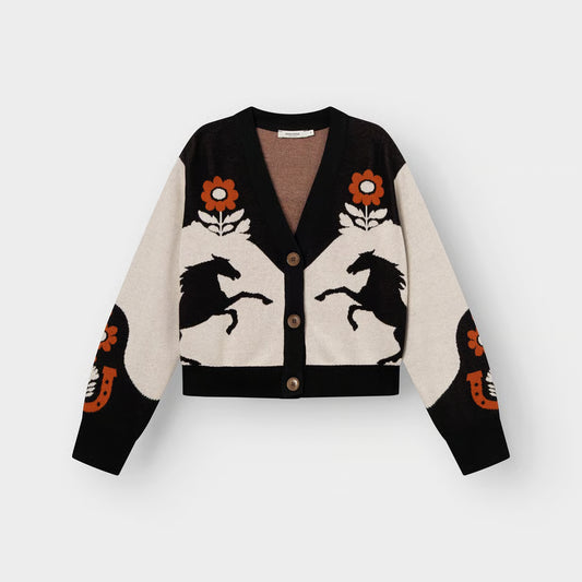 Cardigan Kanan Western Multi Color, Dedicated, Såininorden