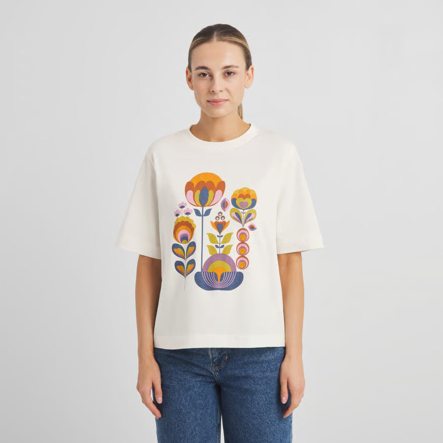 T-shirt Vadstena Autumn Harvest, Off-White