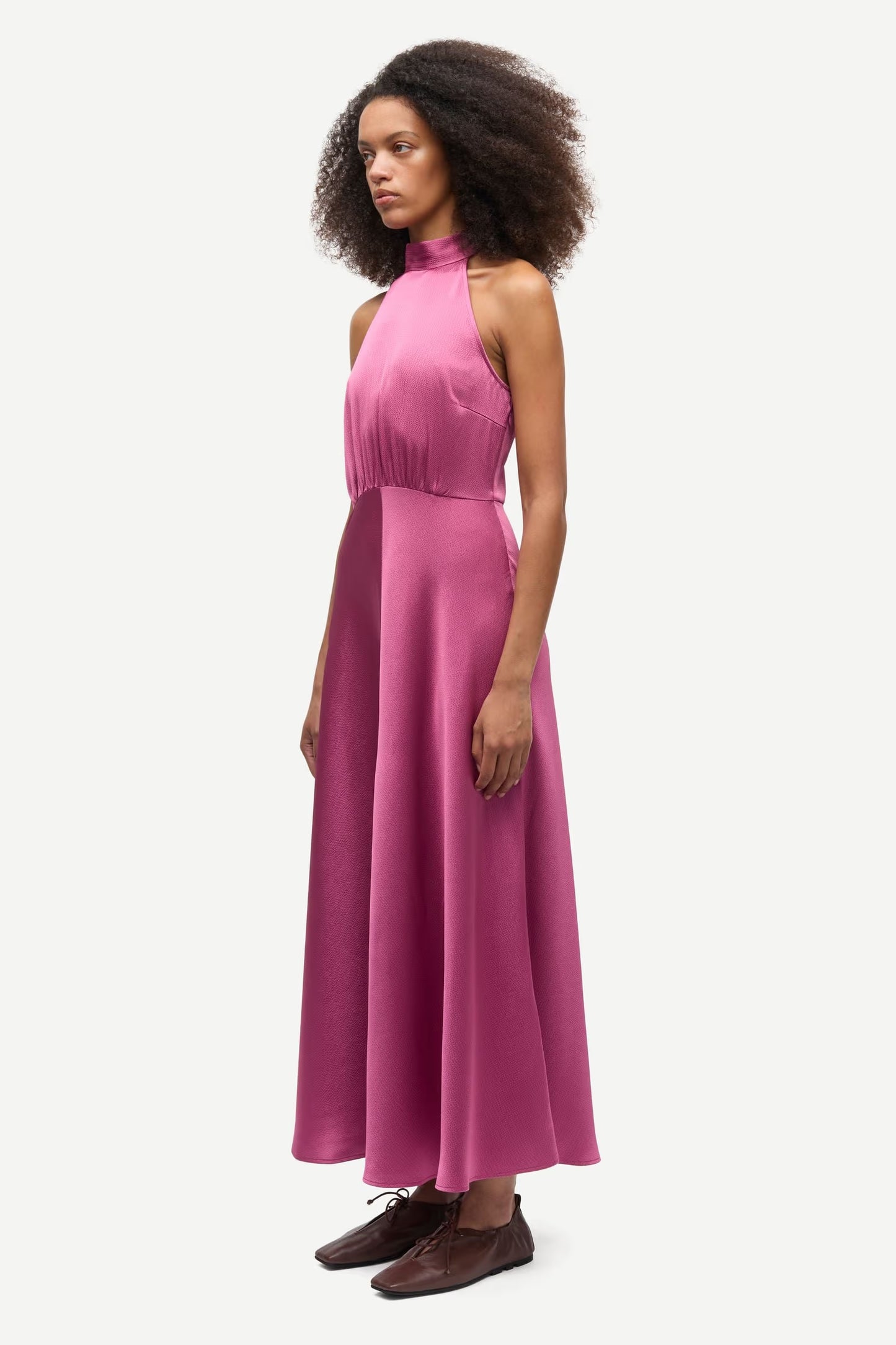 Rheo Dress, Red Violet