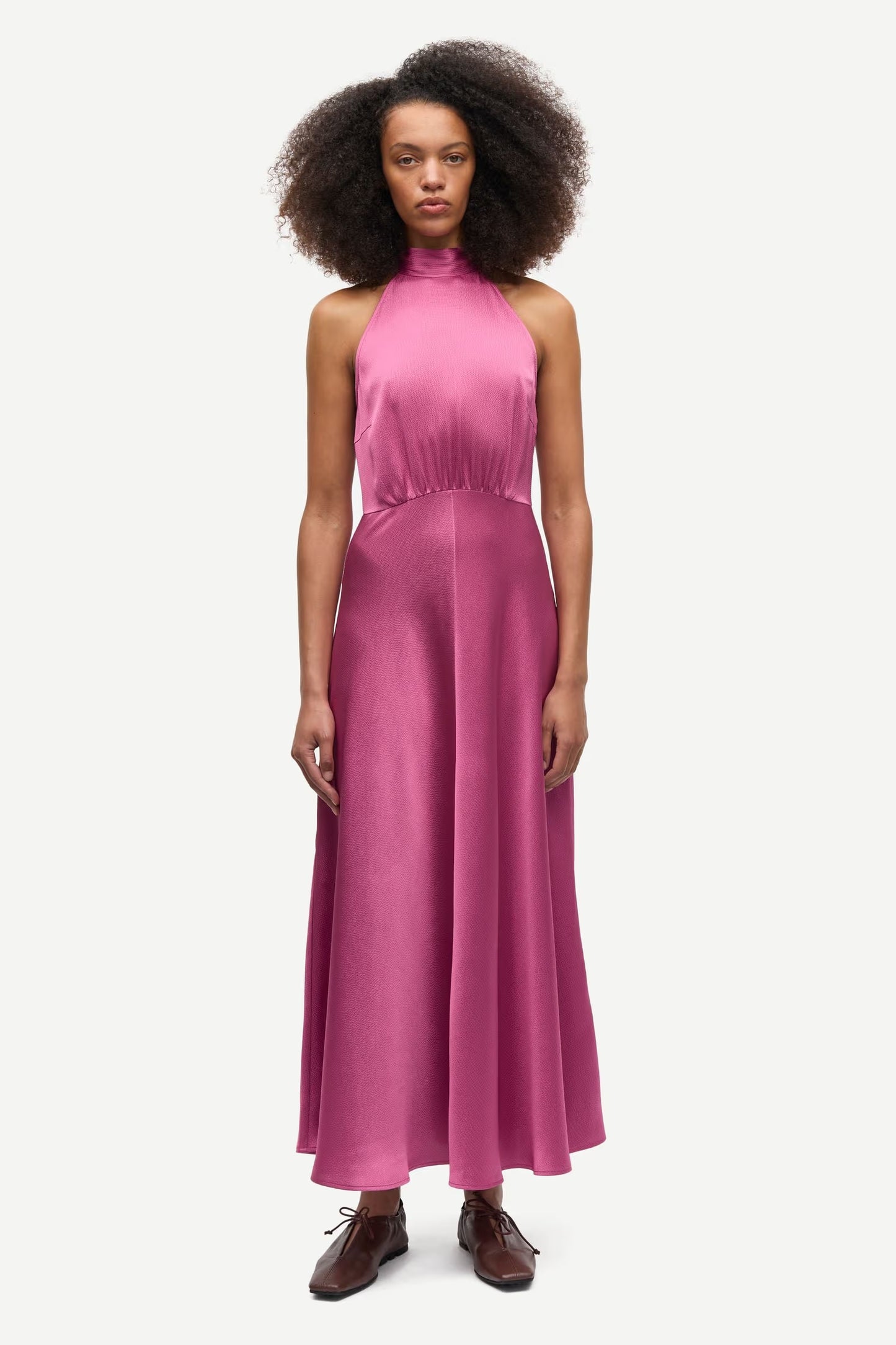 Rheo Dress, Red Violet