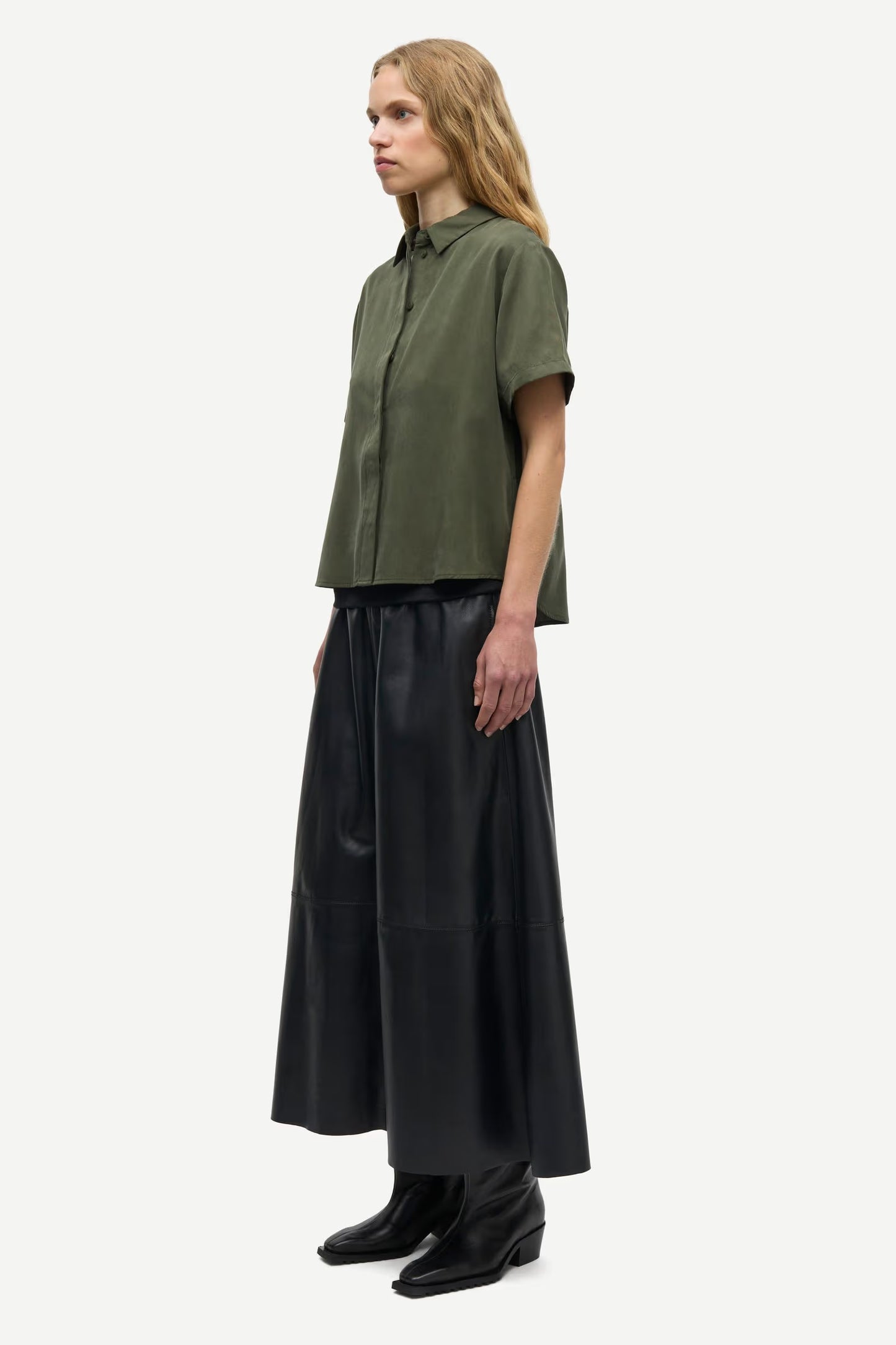 Mina SS Shirt, Forest Night