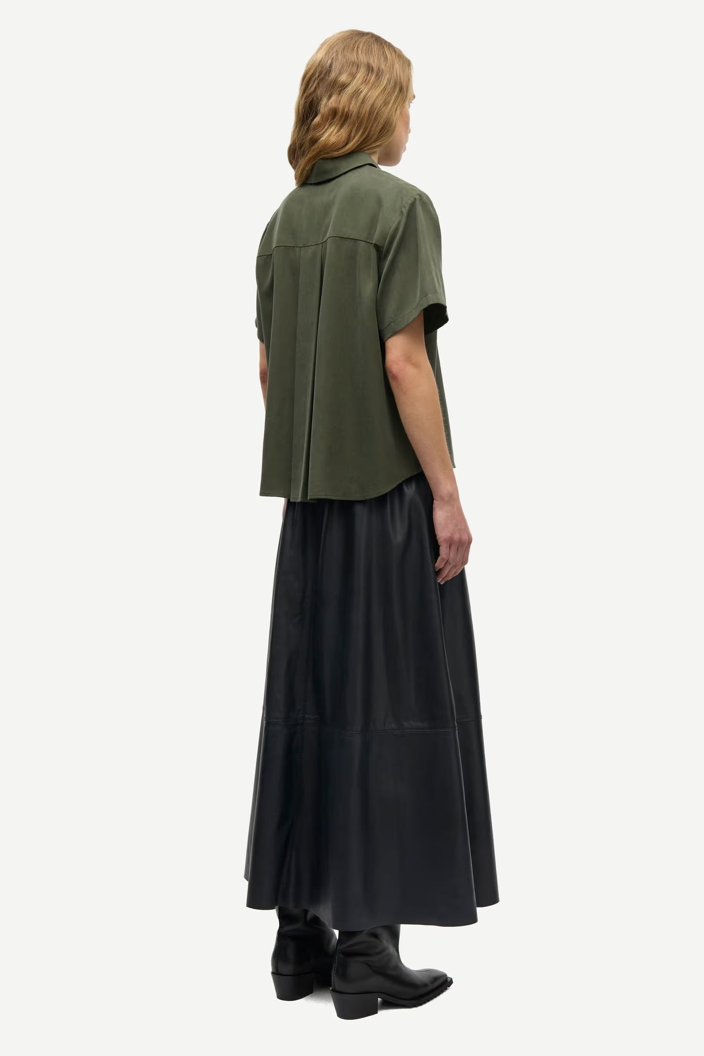 Mina SS Shirt, Forest Night