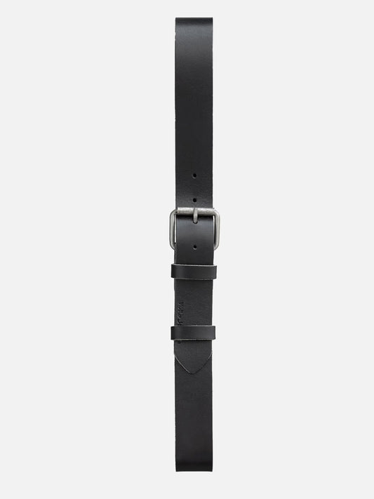 Pedersson Leather Belt Black, Nudie, Såininorden