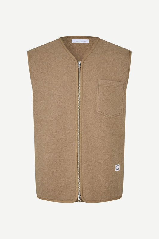 Sahannes Vest Lead Gray, Samsøe Samsøe