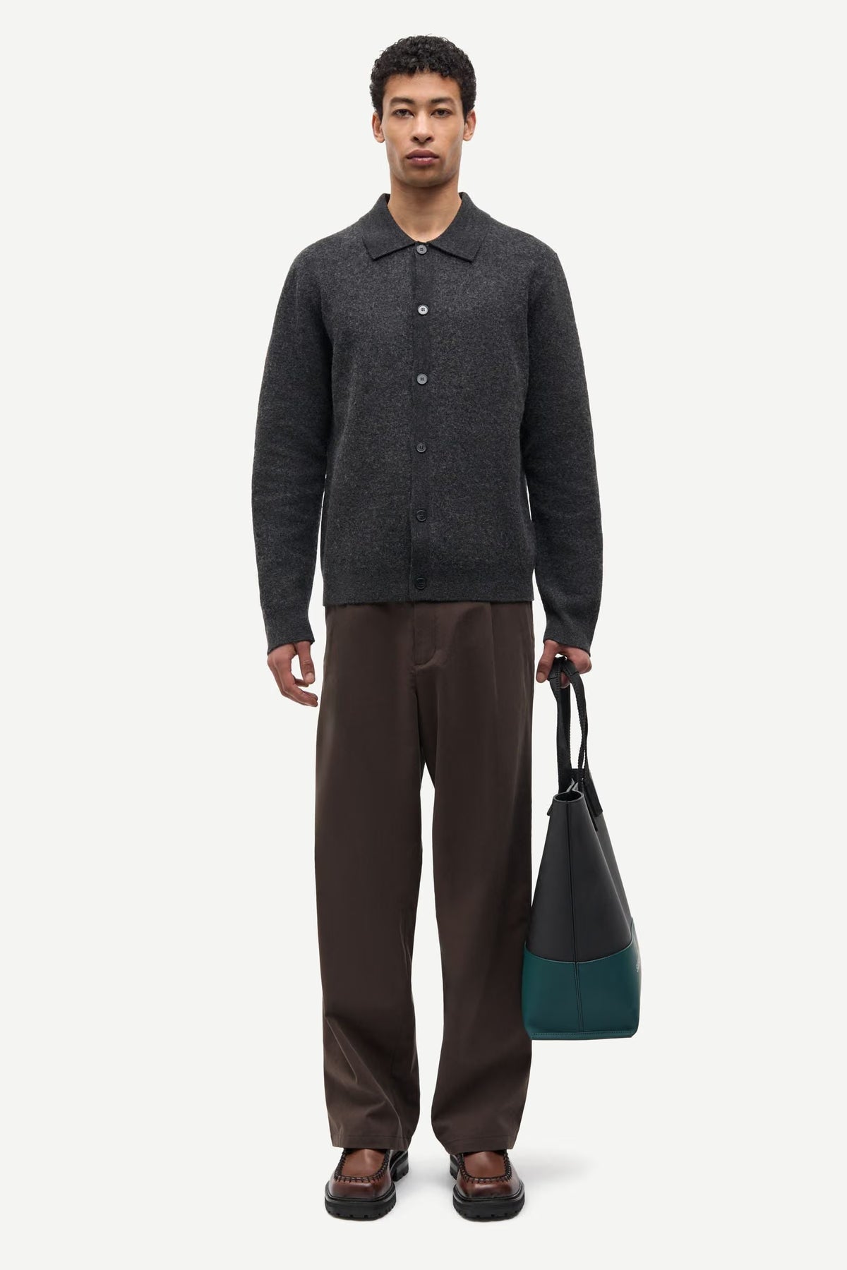 Sarichard Cardigan, Dark Grey Mel