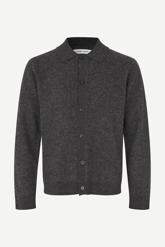 Sarichard Cardigan Dark Grey Mel, Samsøe Samsøe
