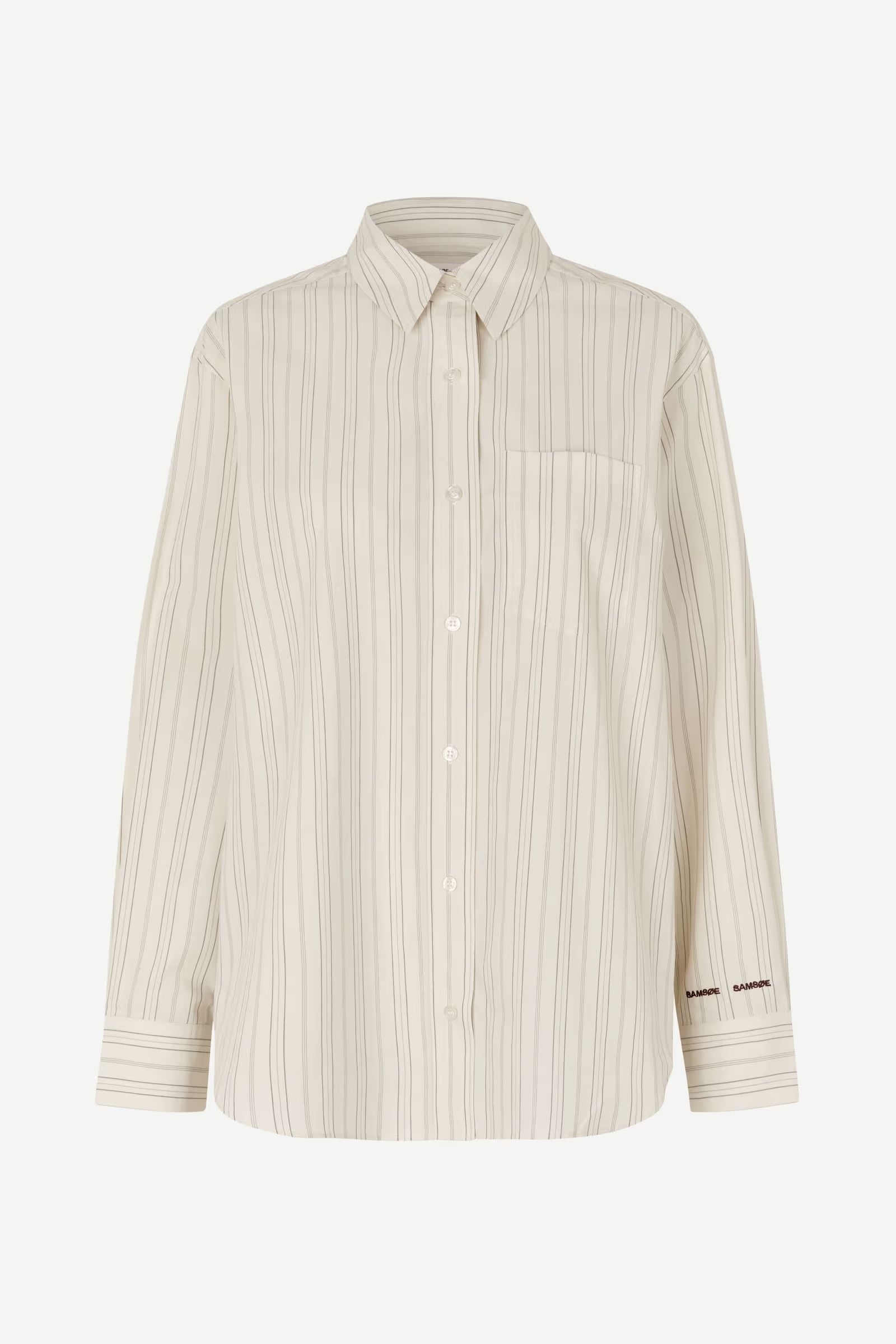 Salova Pocket Shirt Bone Stripe, Samsoe Samsoe, Såininorden