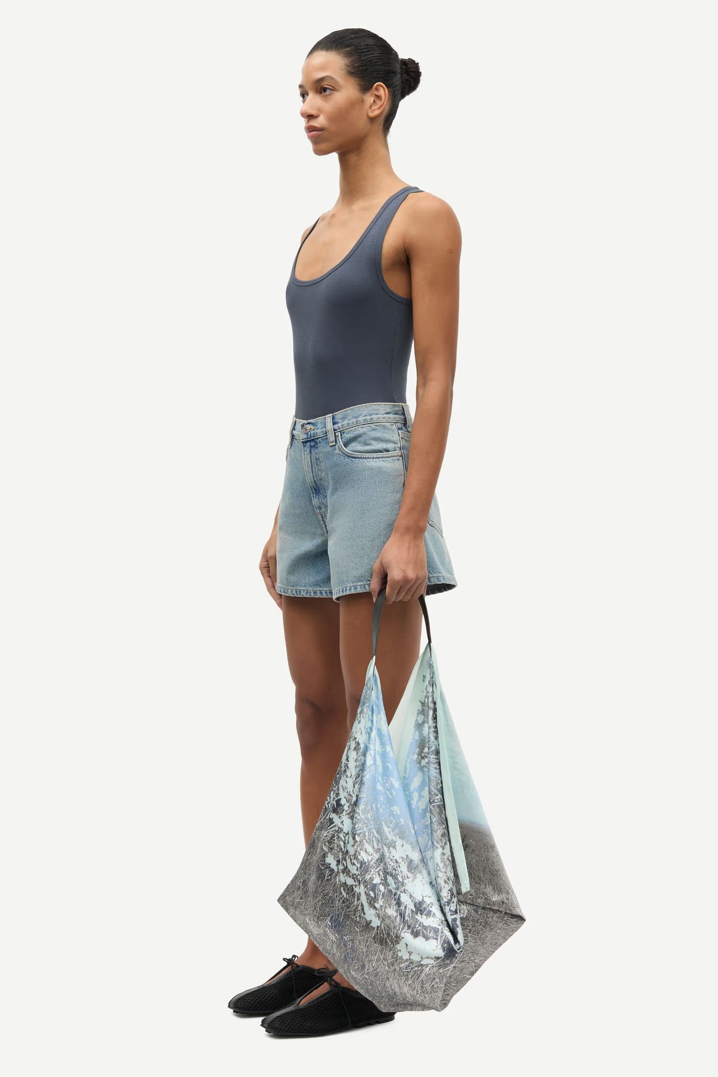 Saamanza Tank Top, Ombre Blue