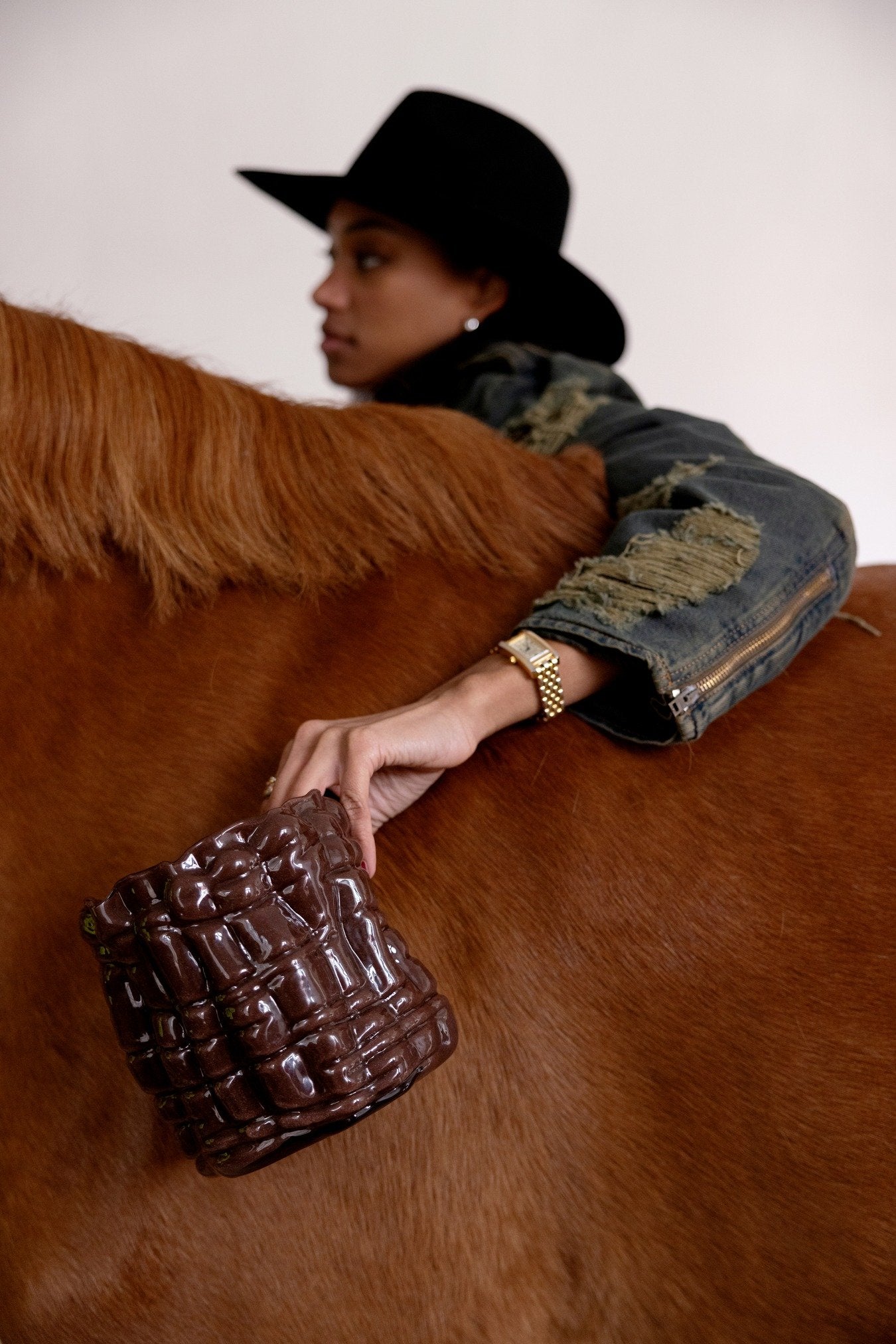 Ljuslykta Laranne M, Brun