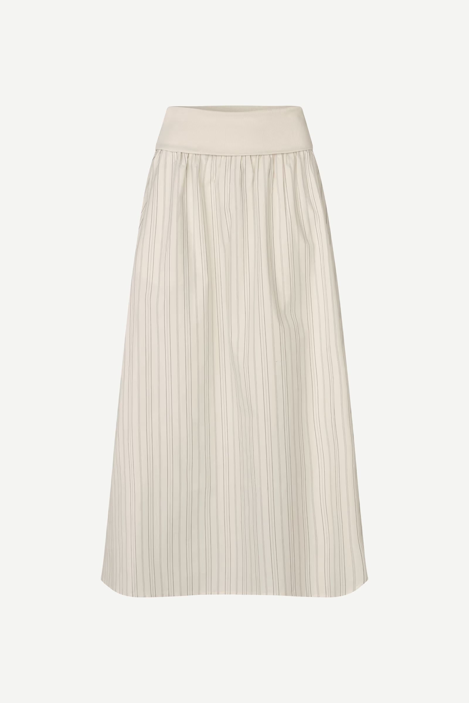Sathea Skirt Bone Stripe, Samsoe Samsoe, Såininorden