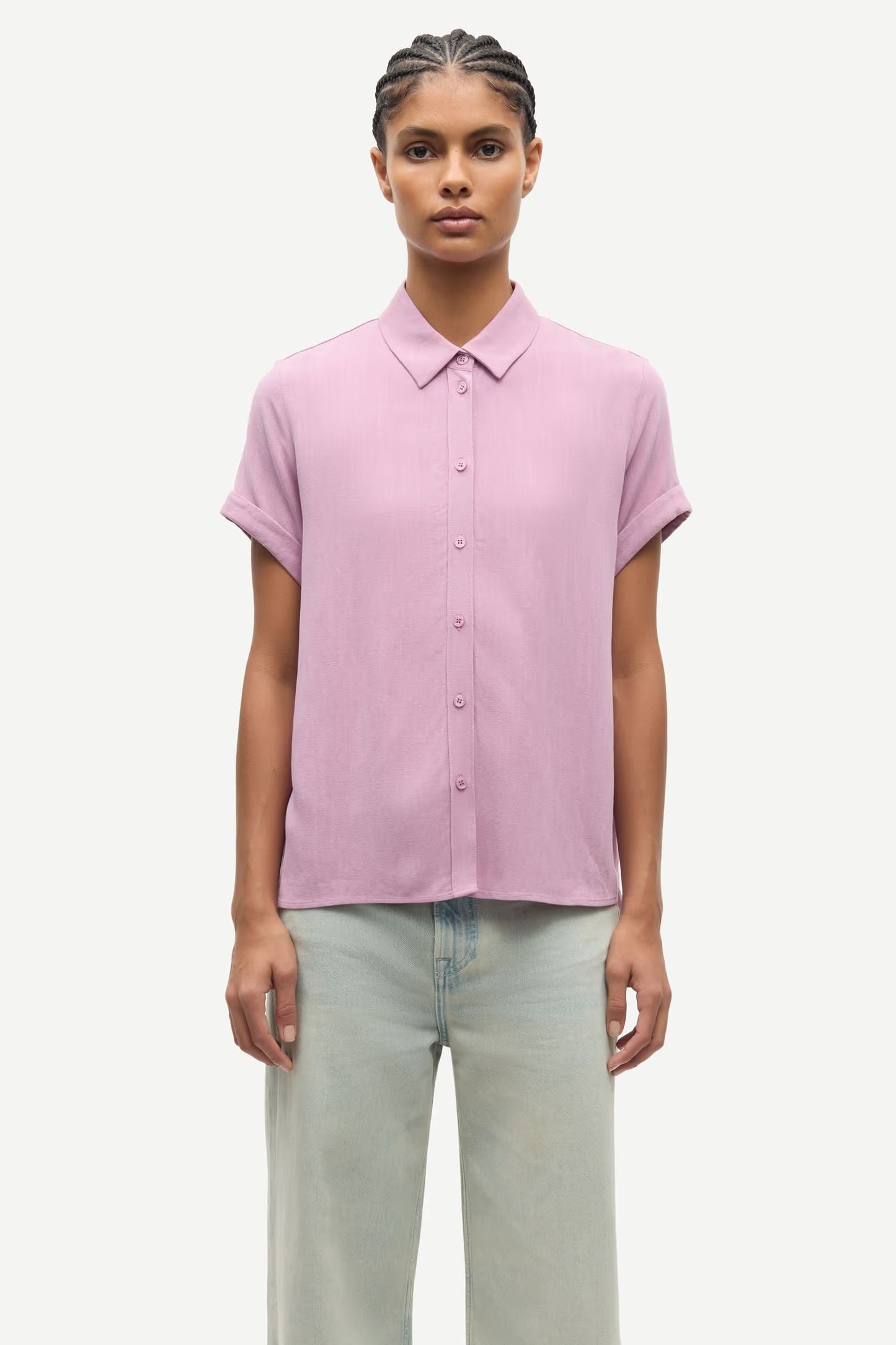 Samajana SS Shirt, Orchid Haze