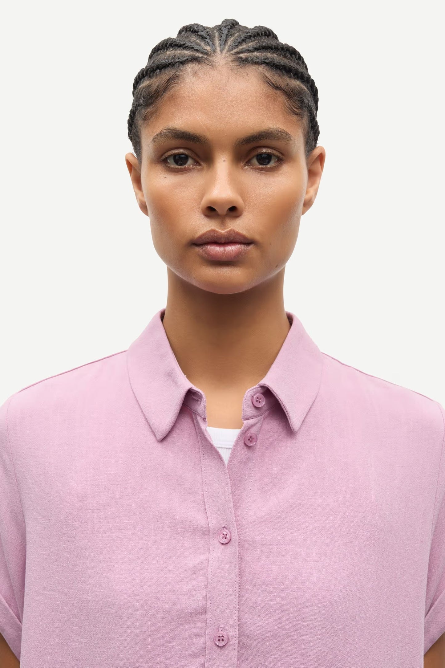 Samajana SS Shirt, Orchid Haze