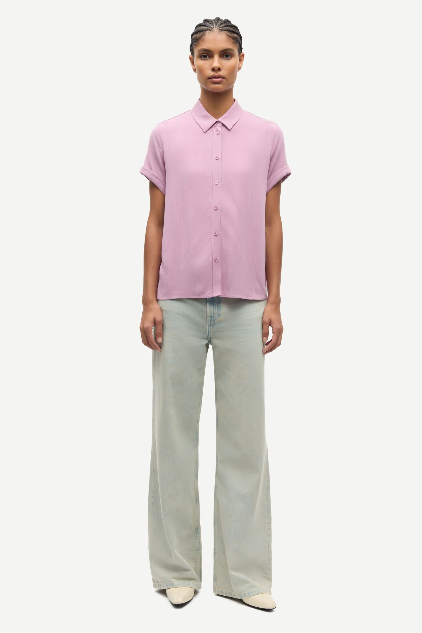 Samajana SS Shirt, Orchid Haze