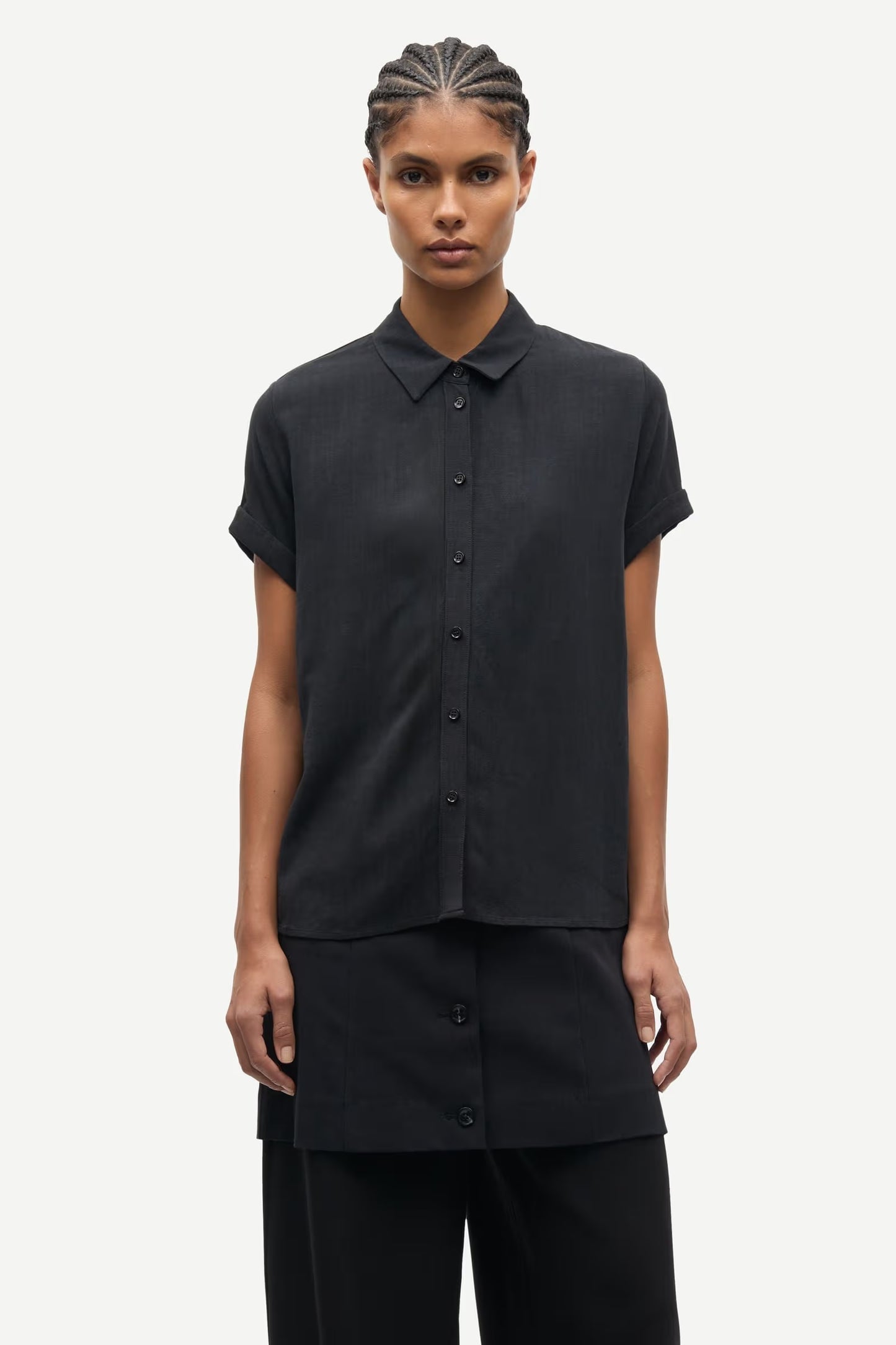Samajana SS Shirt, Black