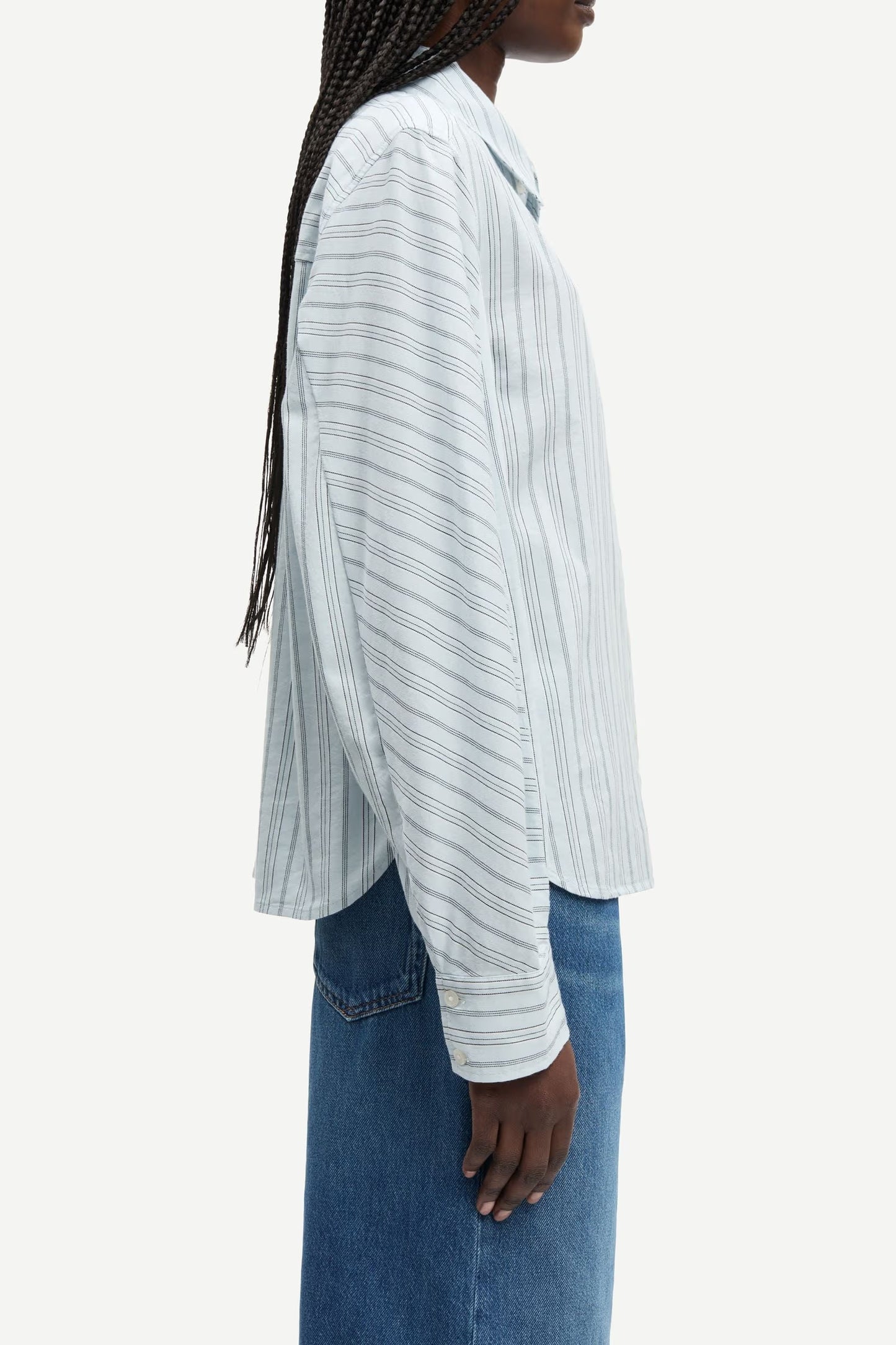 Sania Shirt, Skywriting Stripe