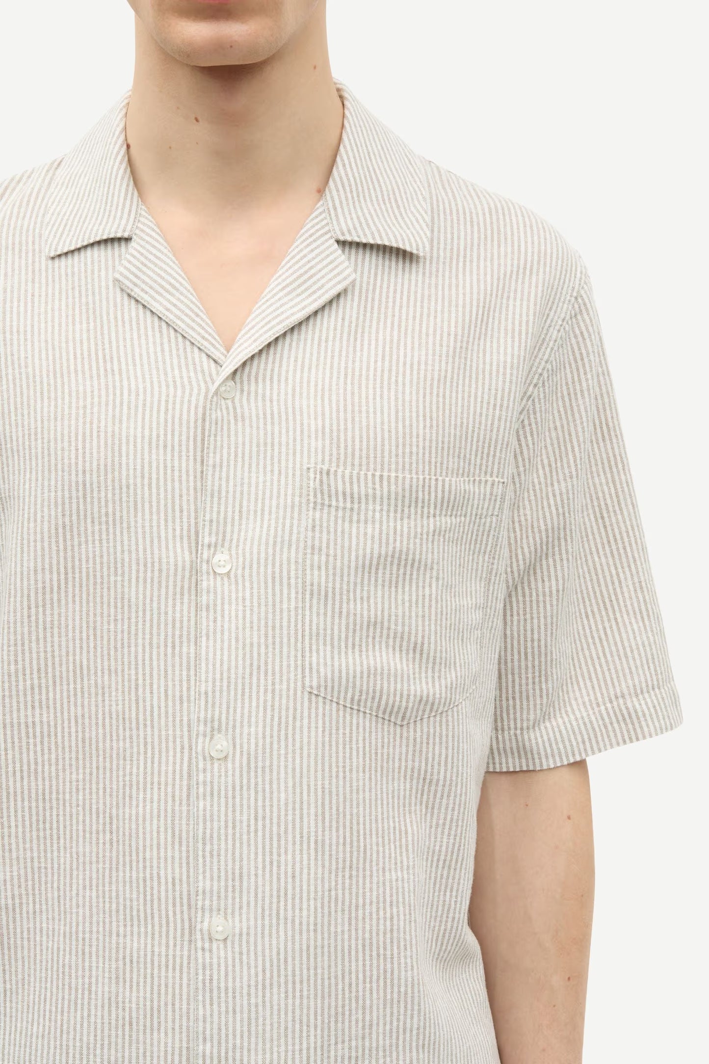 Saoscar AP Shirt, Aluminium Stripe