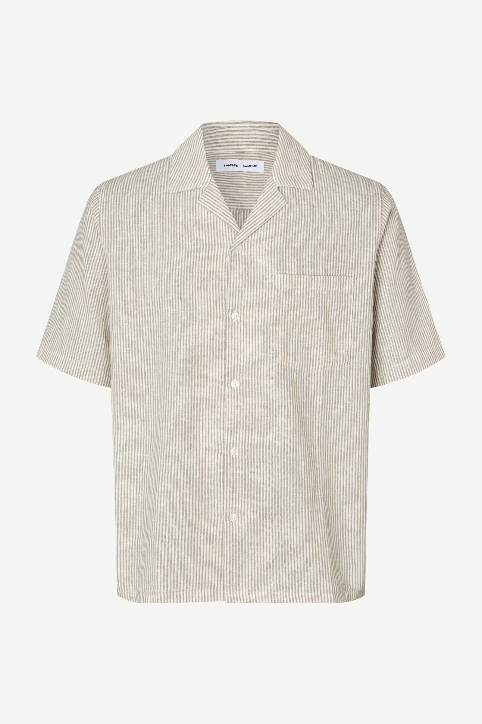 Saoscar AP Shirt Aluminium Stripe, Samsoe Samsoe, Såininorden